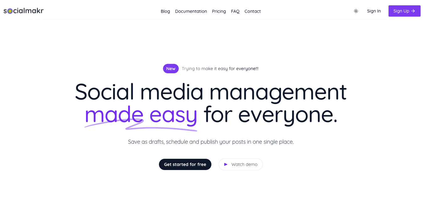 Socialmakr preview